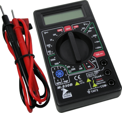 M-830b digital multimeter manual