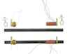 Ferritstab-Antenne mit MW-Spule + Koppelwicklung + LW-Spule